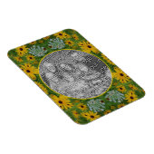 Black Eed Susanデイジー絵を描の写真の追加 マグネット (右側)