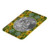 Black Eed Susanデイジー絵を描の写真の追加 マグネット (左側)