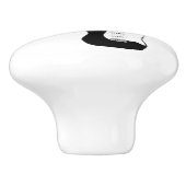 Black Electric Guitar Design Personalised セラミックノブ (側面)