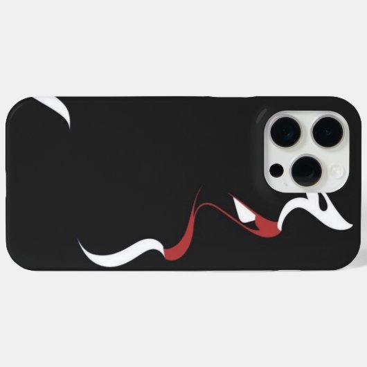 "Black Elegance: Protect Your Phone with Style" Case-Mate iPhoneケース (裏面 (横))