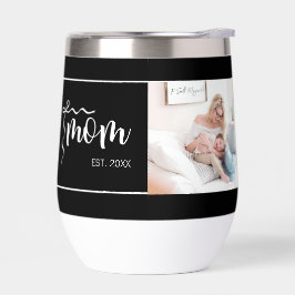 Black Elegant Mom Established Bow Add Photo