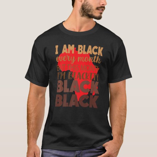 Black Every Month Black History African Bhm Blacki Tシャツ (正面)