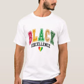 Black Excellence – ブラック歴史月間Tシャツ Tシャツ (正面)