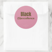 Black Excellence;) ラウンドシール (バッグ)