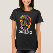 Black Excellence African Pride Black History Month Tシャツ (正面)