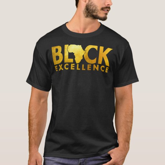 Black Excellence Melanin African Black History Bla Tシャツ (正面)