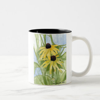 Black Eyed Susan ceramic cup ツートーンマグカップ