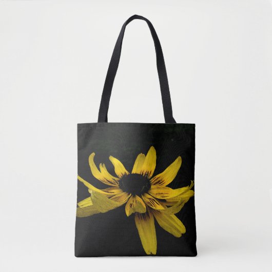 Black Eyed Susan Flower Tote Bag トートバッグ (正面)
