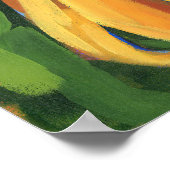 Black Eyed Susan Large Floral ポスター (角)