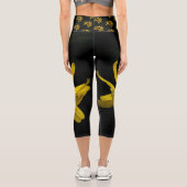 Black-Eyed Susan Yoga Capri Pants カプリレギンス (裏面)