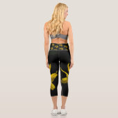 Black-Eyed Susan Yoga Capri Pants カプリレギンス (裏面)