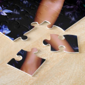 Black Fairy Girl At Night Puzzle ジグソーパズル (側面)