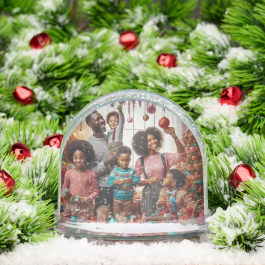 BLACK FAMILY CHRISTMAS SNOW GLOBE (クリスマス)