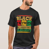 Black Father Essential Element Father s Day  Black Tシャツ (正面)