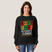 Black Father The Essential Element Father s Day  D スウェットシャツ (正面フル)