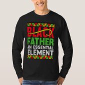 Black Father The Essential Element Father s Day  D Tシャツ (正面)