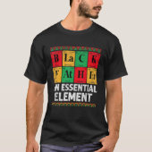 Black Father The Essential Element Father s Day D Tシャツ (正面)