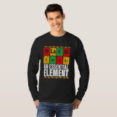 Black Father The Essential Element Father s Day Tシャツ (正面フル)