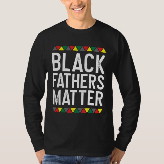 Black fathers matte tシャツ (正面)