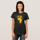 Black Fist Shirt African American Pride Black Hist Tシャツ (正面フル)