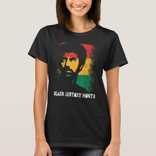 Black Fist Shirt African American Pride Black Hist Tシャツ (正面)