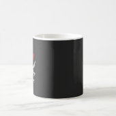 Black Flag Pirate Skull コーヒーマグカップ (中央)