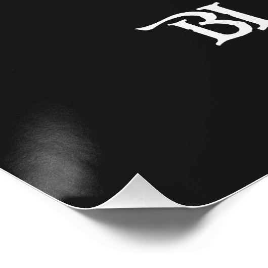 Black Flag Pirate Skull ポスター (コーナー)