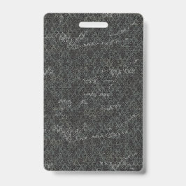 Black Floral Wallpaper Dark Aesthetic Decor バッジ