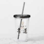 【BLACK】For all judo lovers, young and old. アクリルタンブラー (裏面)