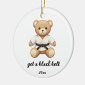 【BLACK】For all judo lovers, young and old. セラミックオーナメント (左)