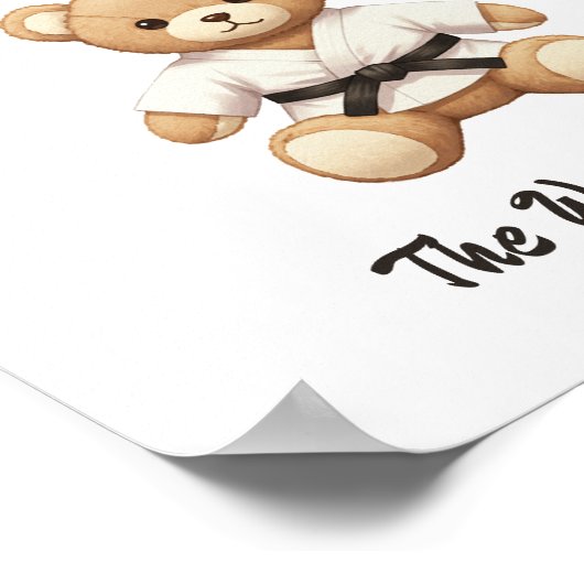 【BLACK】For all judo lovers, young and old. ポスター (角)