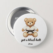 【BLACK】For all judo lovers, young and old. 缶バッジ (正面&裏面)