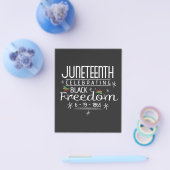 Black Freedom Juneteenth チラシ (シングル)