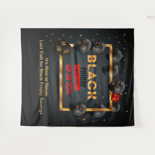 Black Friday  タペストリー (正面(横))