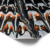 Black Friday advert with original spin art ポスター (角)