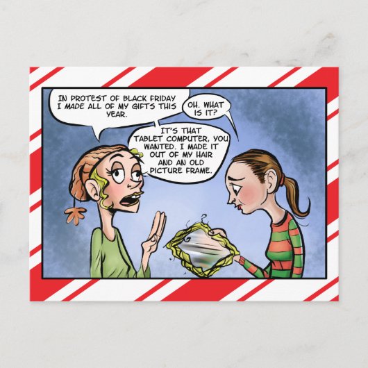 Black Friday Deptore Homemade贈答式 ポストカード (正面)