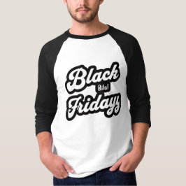 "Black Friday Exclusive T-Shirt Logo Design Tシャツ