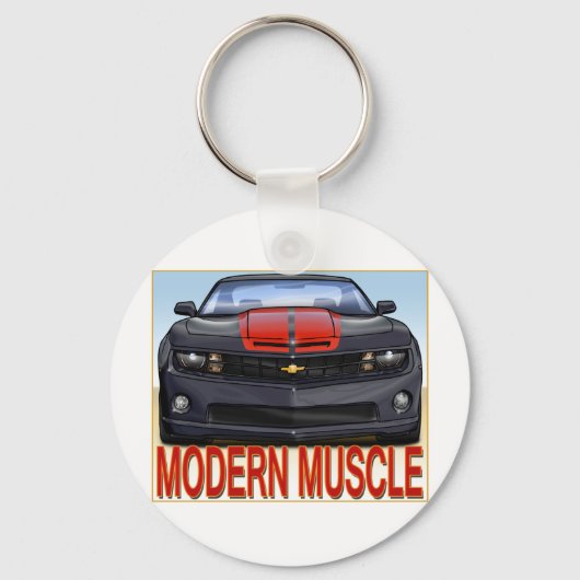 BLACK_FRONT_CAMARO.png キーホルダー (正面)