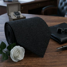 Black Funeral Paisley 