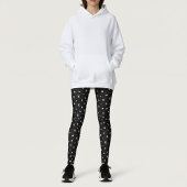 Black Geometric Pattern レギンス