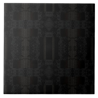 Black Geometric Pattern – Modern Minimalist Design タイル