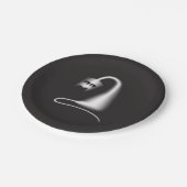 Black ghost cat ペーパープレート (アングル)