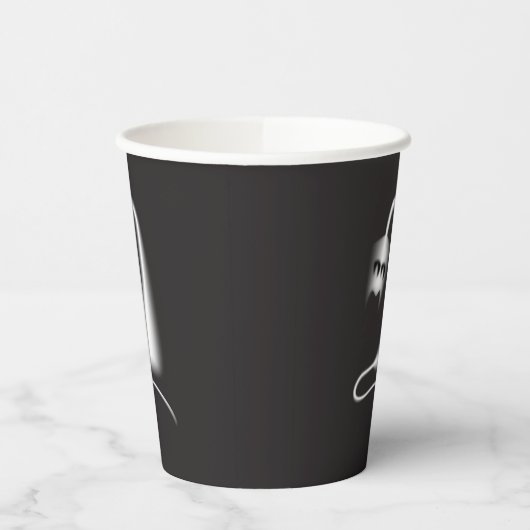 Black ghost cat 紙コップ (左)