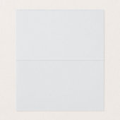 Black Gingham Little Boo Ghost Party Folded Card (内部フラット)