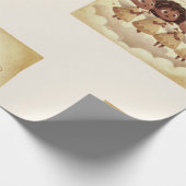 Black Girl Angel Christmas Choir Wrapping Paper 1 ラッピングペーパー (角)