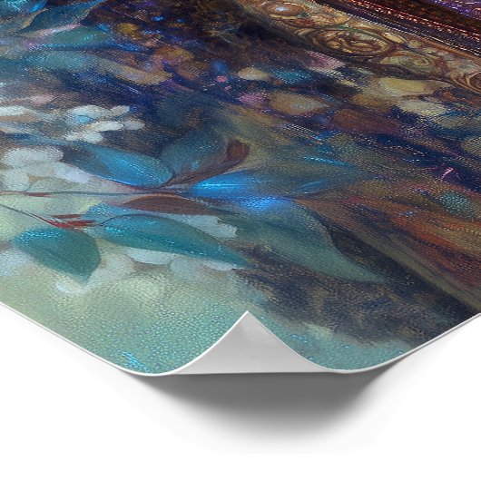 Black Girl Black Queen Fantasy Art Goddess ポスター (角)