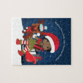 Black Girl Elf ジグソーパズル (横)