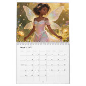 Black Girl Fairy Magic 2026 Calendar カレンダー (3月 2027)