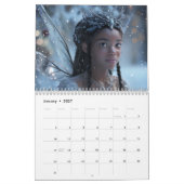 Black Girl Fairy Magic 2026 Calendar カレンダー (1月 2027)