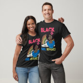 Black Girl Magic Melanin Pride African Afro Queen Tシャツ (ユニセックス)